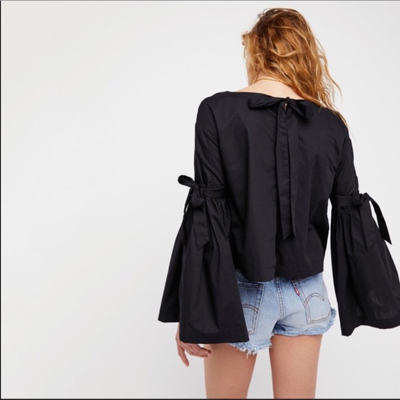 New FREE PEOPLE Long Sleeve Ties Sz M - Picture 8 of 8